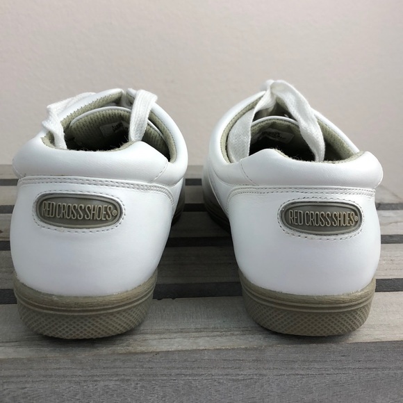 NOS Vintage Red Cross Comfort Casual Shoes 8 Wide - Picture 5 of 8